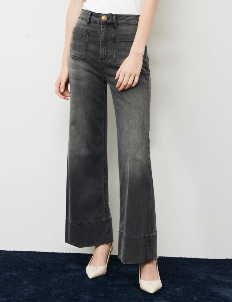 (image pour) Jeans wide leg Marella Outlet Online